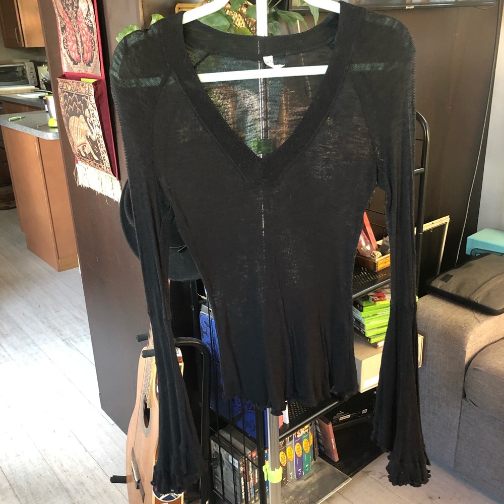 FREE PEOPLE bell sleeve top